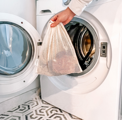 Load image into Gallery viewer, Cotton Laundry Bag