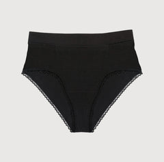 Load image into Gallery viewer, Flat lay of organic cotton underwear high rise brief style for women
