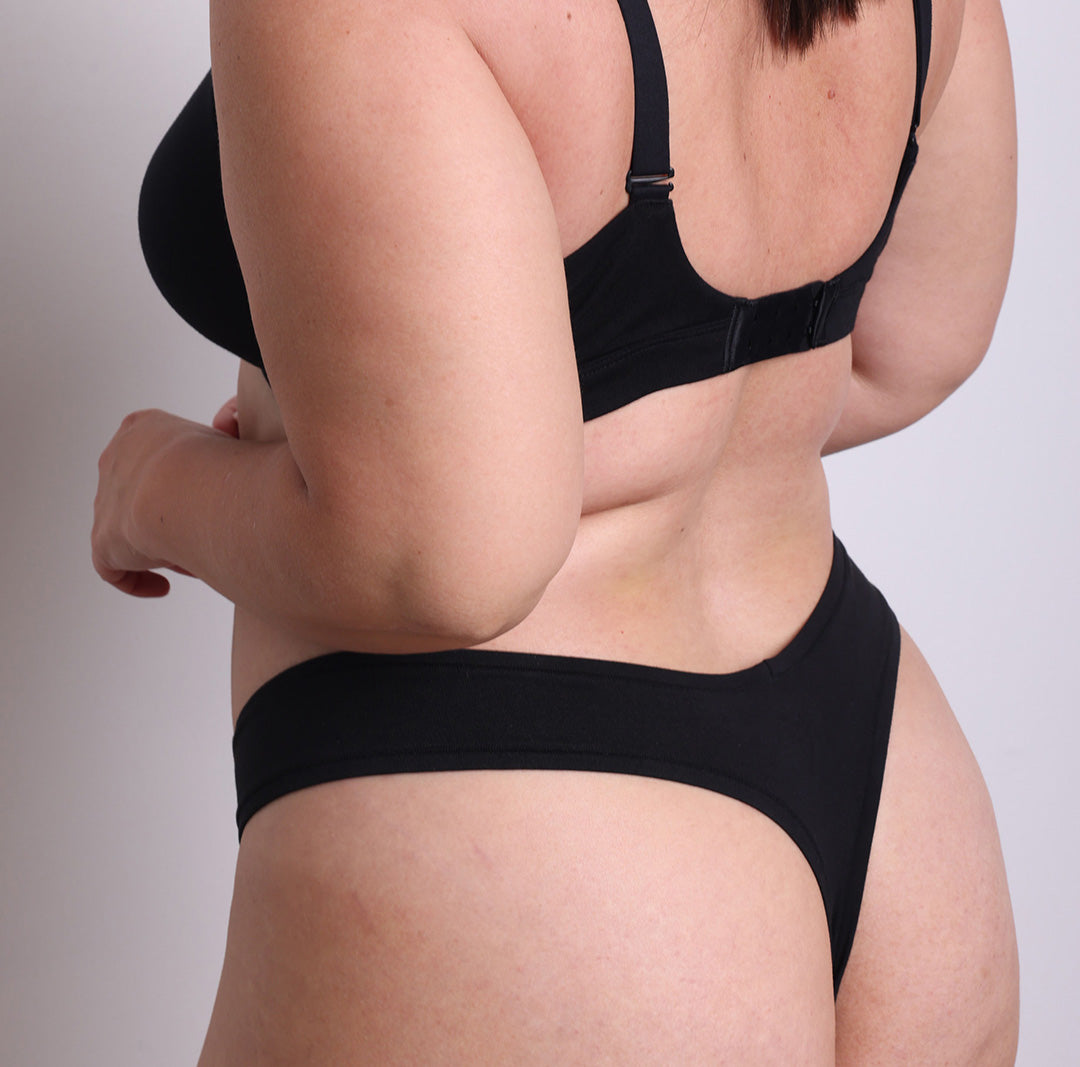 Dipped Front Thong